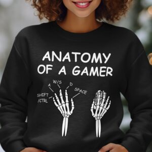 Anatomy of a gamer Sweatshirt mockup