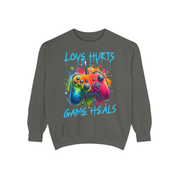 Love Hurts Gaming Heals Sweatshirt