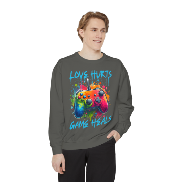 Love Hurts Gaming Heals Sweatshirt