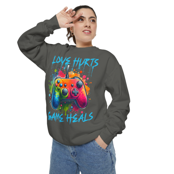 Love Hurts Gaming Heals Sweatshirt