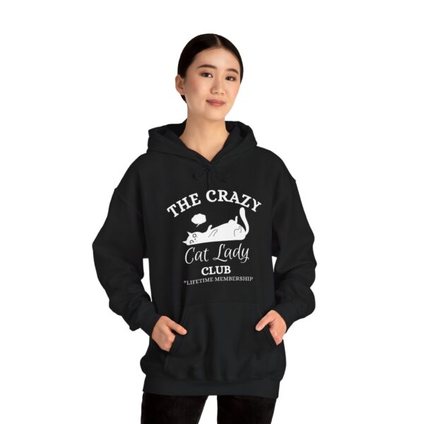 The Crazy Cat Lady Club Hoodie – Funny & Affordable Gift for Cat Lovers - Image 5