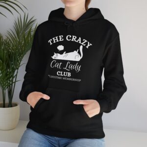 The crazy cat lady club hoodie